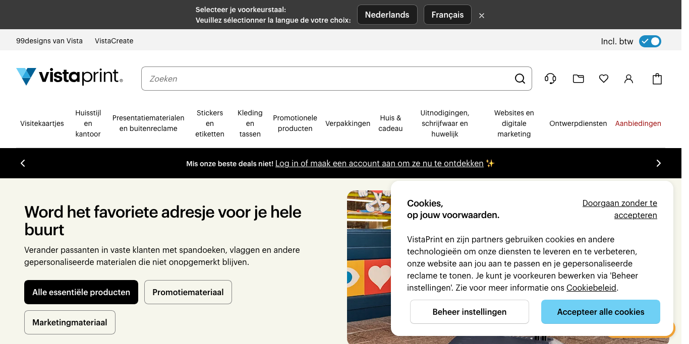 vistaprint.be