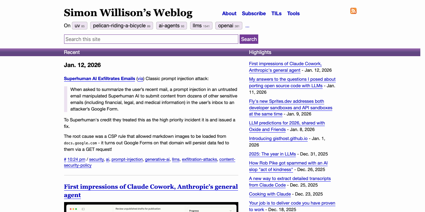 simonwillison.net